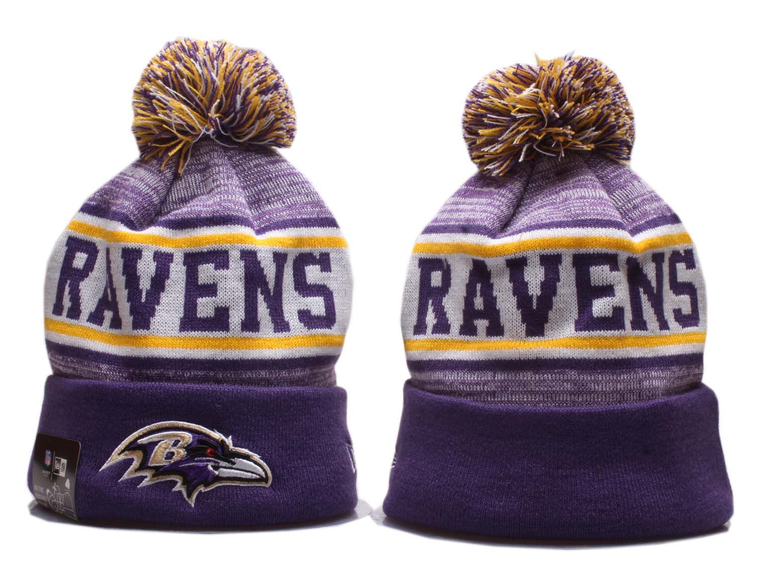 2023 NFL Baltimore Ravens beanies ypmy3